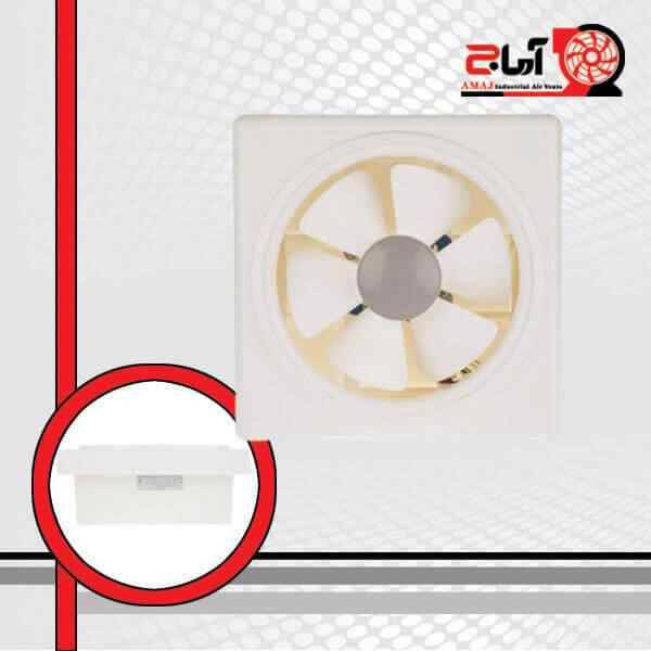هواکش خانگی لوکس30سانت(دریچه دارباکلید)